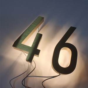 Cheap PriceList for China LED Hotel Room Numbers Door House Number Sign