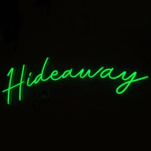 12v rgb colorful neon light up letter sign